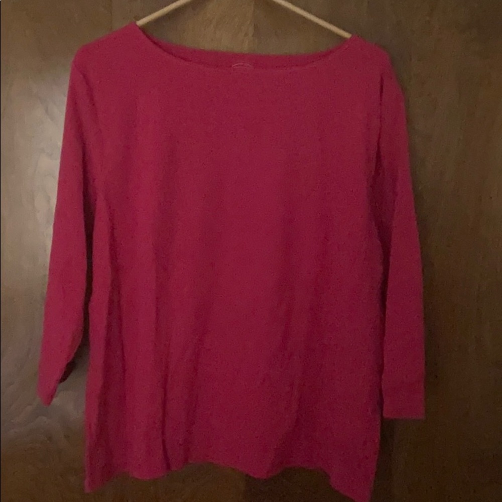 Talbots 1X Pink T-Shirt